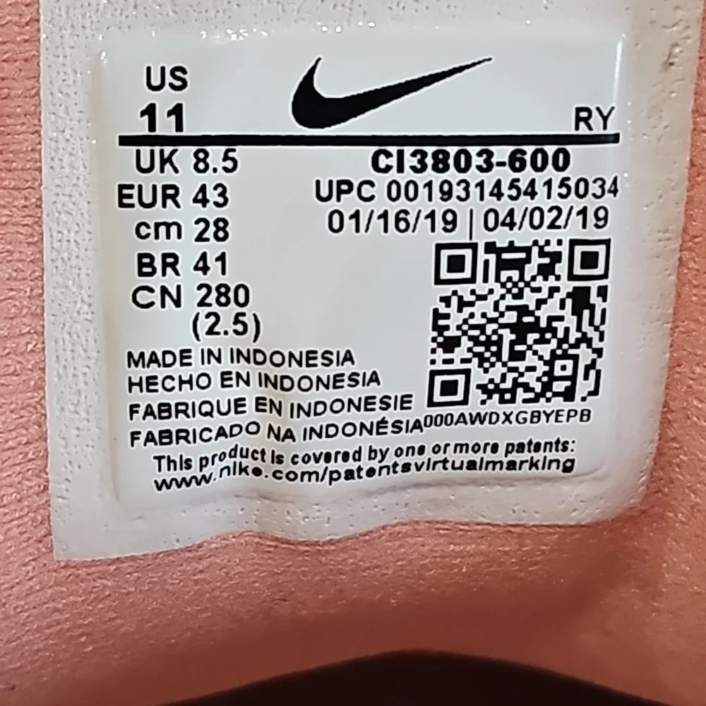 Nike‎ Quest 2 Women's Pink Silver Running Shoes Size 11 C13803-600